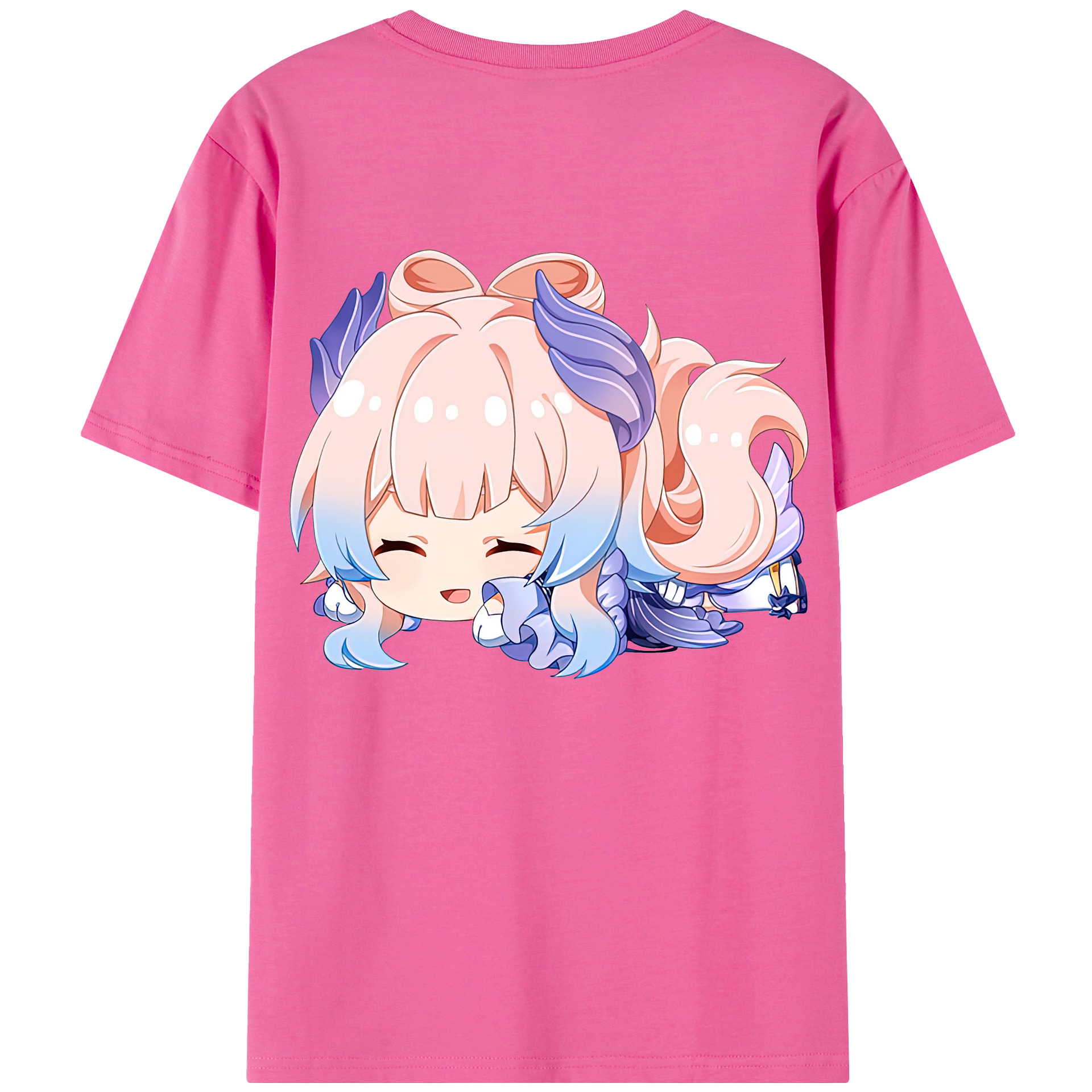 げんし神 珊瑚宮心海 サンゴノミヤ・ココミ genshin Sangonomiya Kokomi レディース半袖Tシャツ(バックプリント)